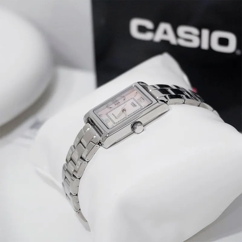 Casio Enticer Quartz MOP Grey Dial Fashion Ladies Watch-  LTP-1234DS-4A